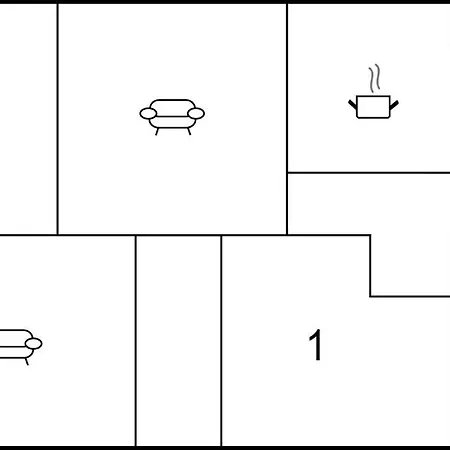 בית נופש In With Kitchen
